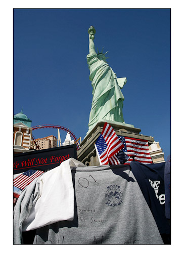 We Shall Not Forget 911 Memorial at Las Vegas New York Casino 