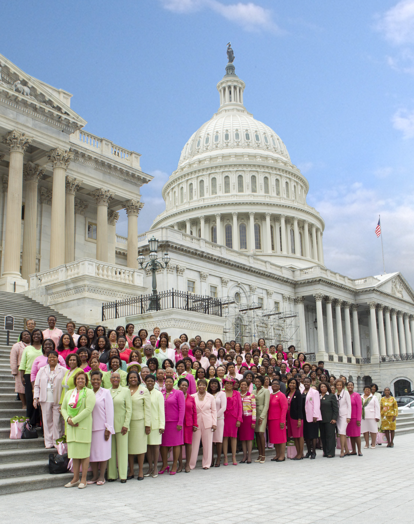 Alpha Kappa Alpha Group on Capitol Steps